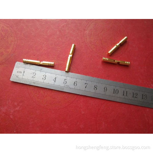 Gold Color Copper Cylindrical Pin Hinge for Wooden Box